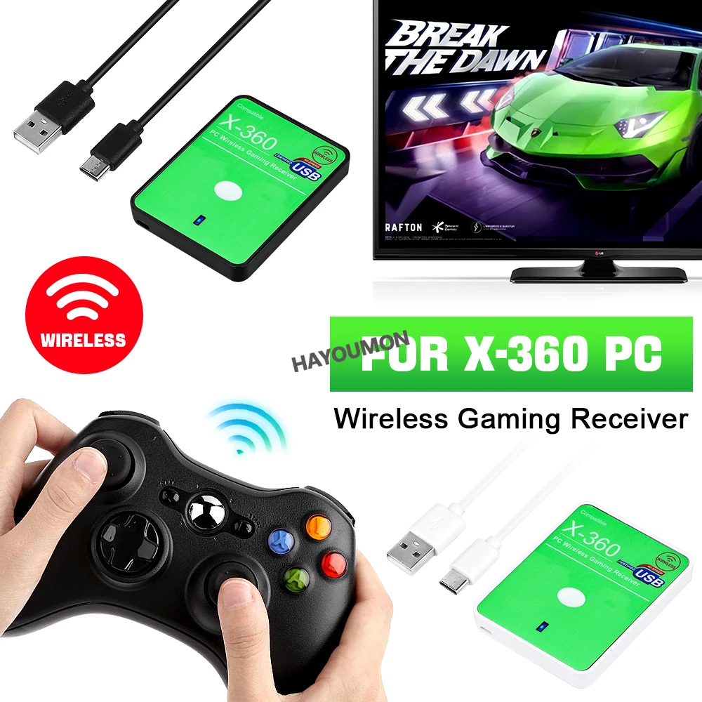 Gaming Controllers Xbox Accessories - Penerima Game Nirkabel Baru untuk XBOX