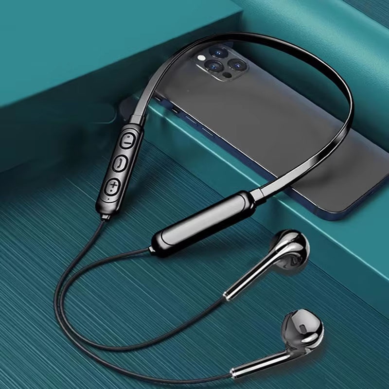 Gaming Headphone Accessories - Headset Bluetooth Gantung Leher Mikrofon HD