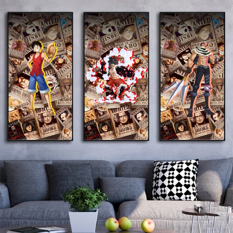 Gaming Accessories For Free Fire - Poster One Piece Wanted Dekorasi Dinding