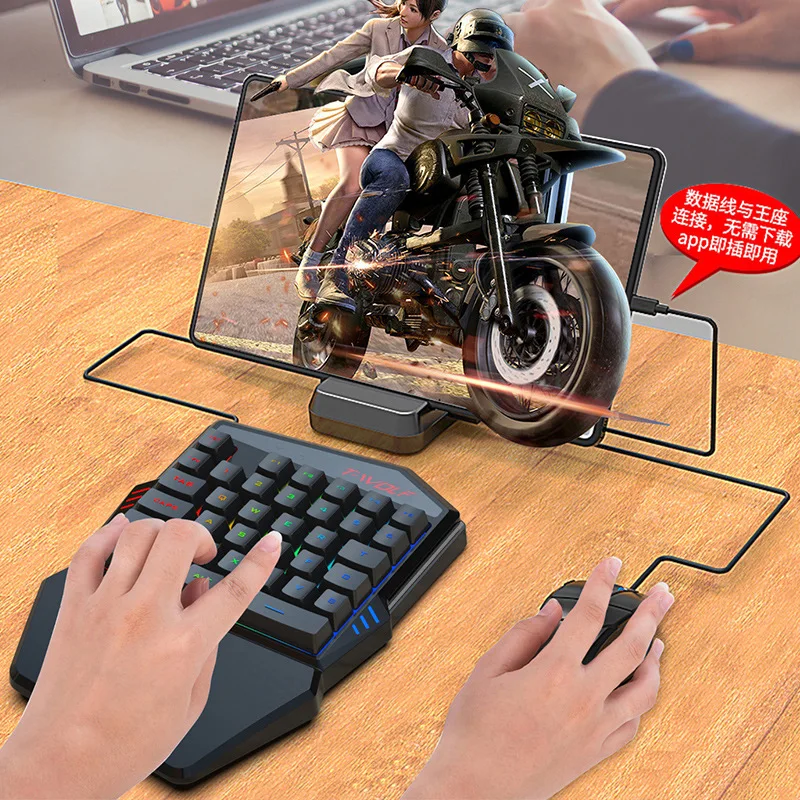 T-WOLF TF900 satu tangan Keybo - Gaming Accessories Bundle ulasan dan harga