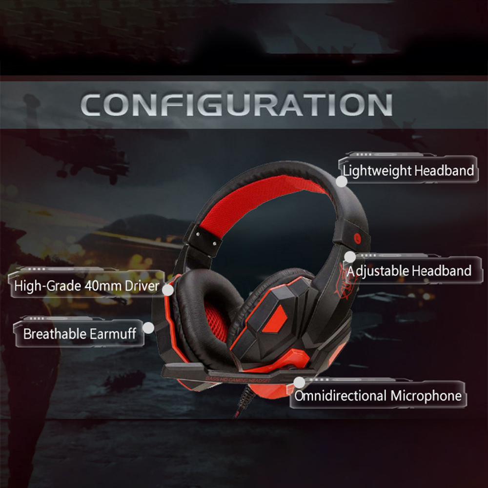 Headphone Gaming berkabel, unt - Venom Gaming Accessories ulasan dan harga