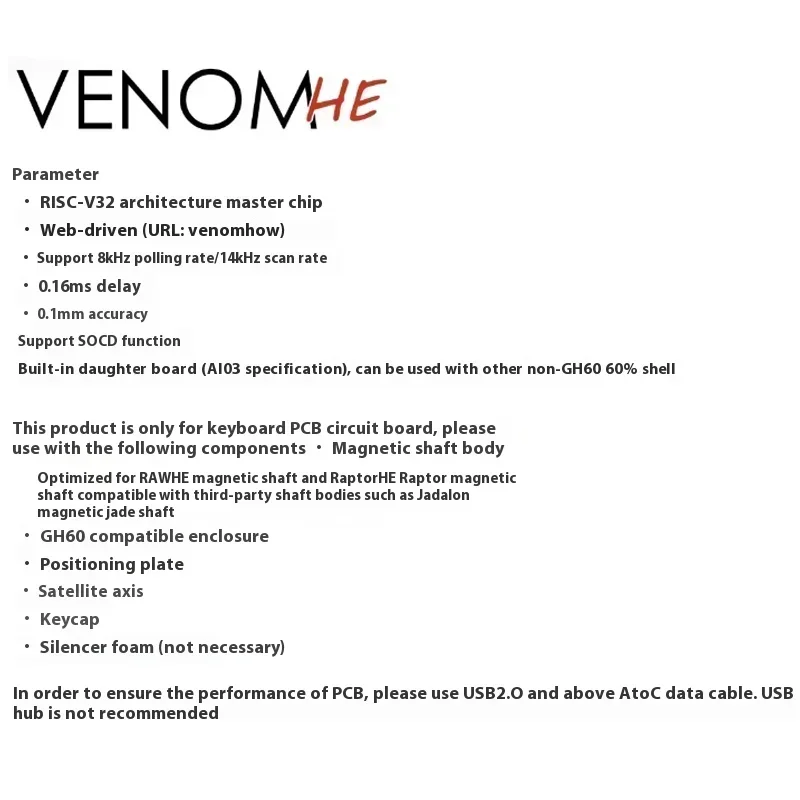 Geonworks Venom60 HE Venom65 H - Venom Gaming Accessories ulasan dan harga