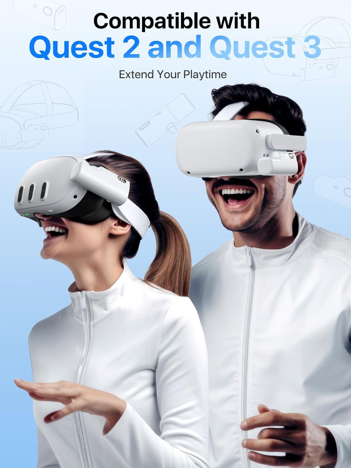 Paket Baterai untuk Meta Quest - Gaming Headphone Accessories ulasan dan harga