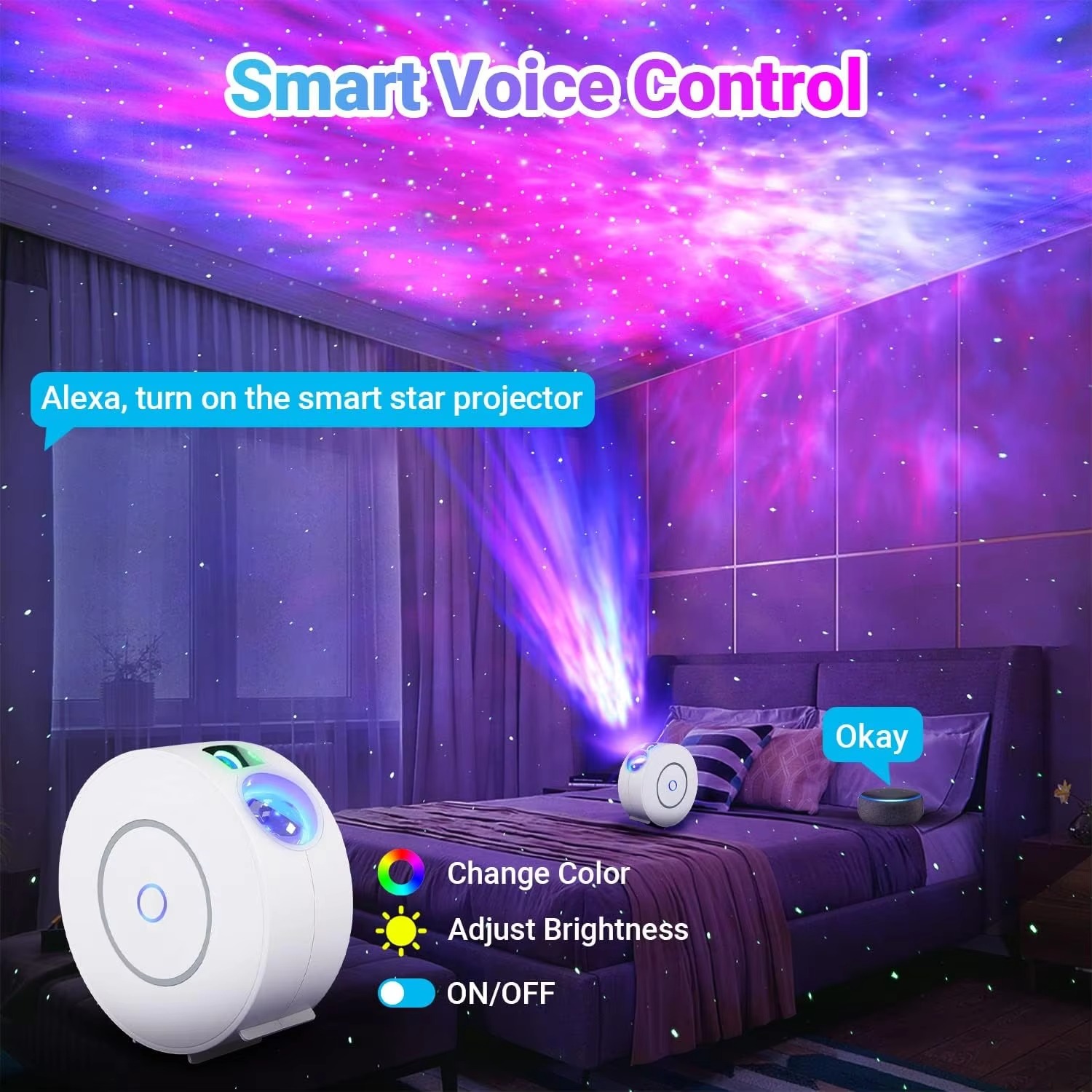 Lampu Proyektor Langit Berbint - Gaming Accessories Led ulasan dan harga