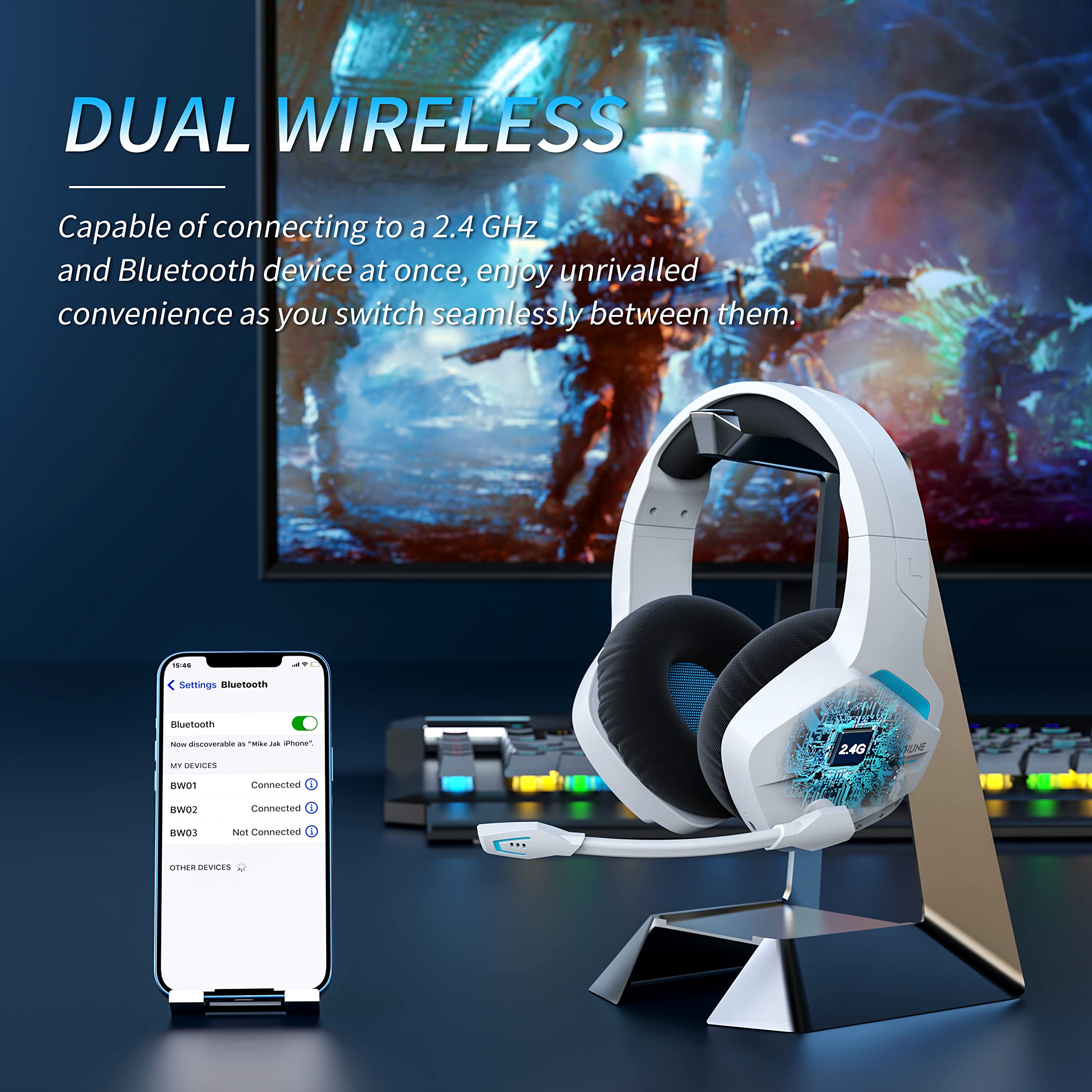 Binune BW01 Headset Gaming, de - Venom Gaming Accessories ulasan dan harga