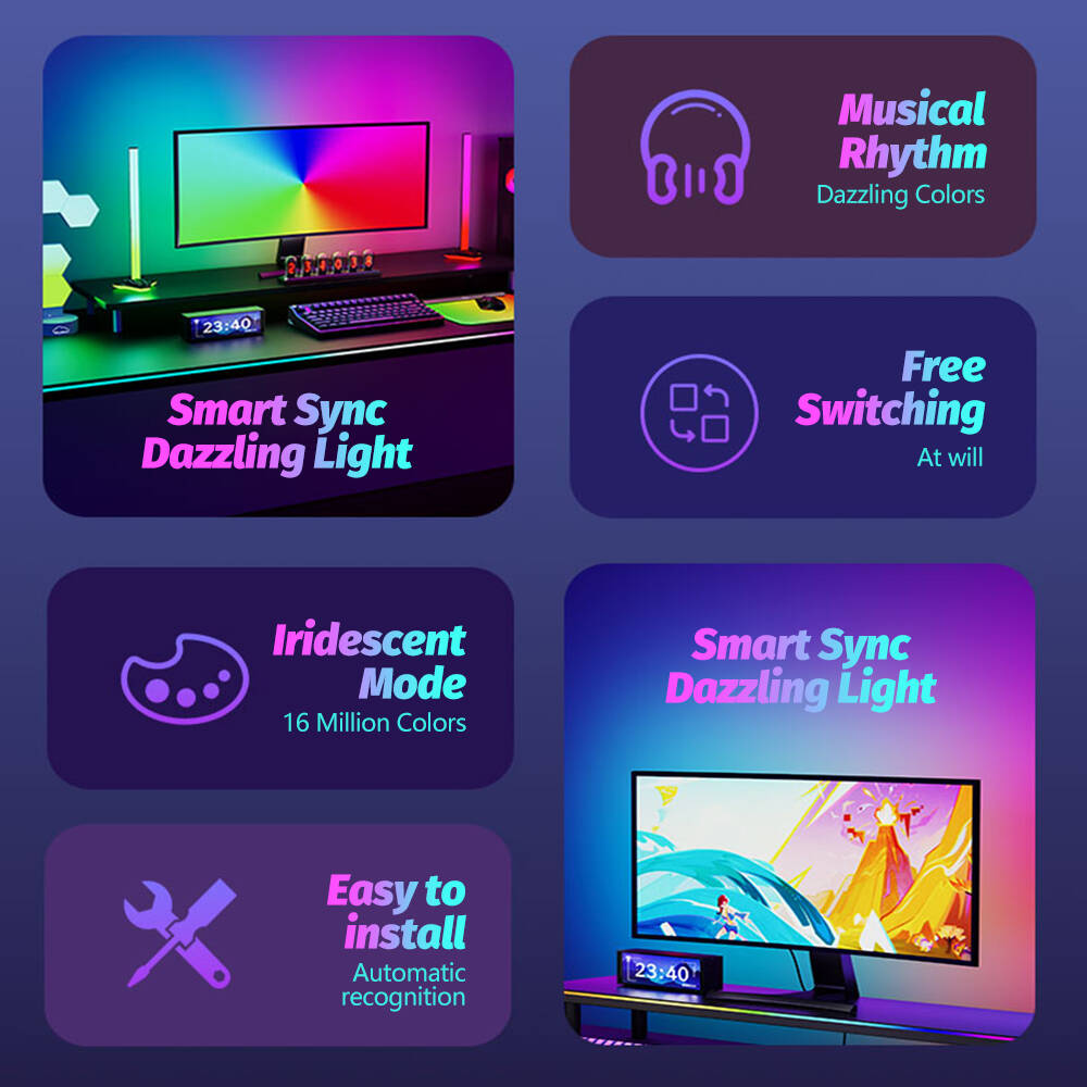 Lampu LED Strip Sinkronisasi B - Gaming Accessories Led ulasan dan harga