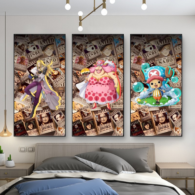 Poster One Piece Wanted Dekora - Gaming Accessories For Free Fire ulasan dan harga