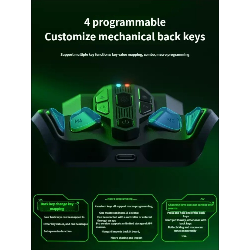 Penerima Nirkabel Back Key unt - Gaming Controllers Xbox Accessories ulasan dan harga