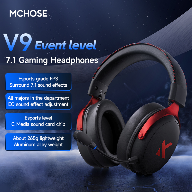 Headset MCHOSE V9 Pro dengan M - Venom Gaming Accessories ulasan dan harga