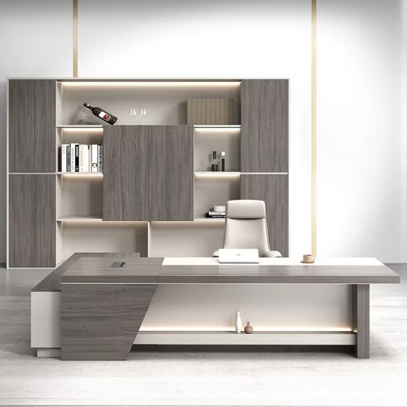 Meja Kantor Desainer dengan La - Gaming Accessories Storage ulasan dan harga