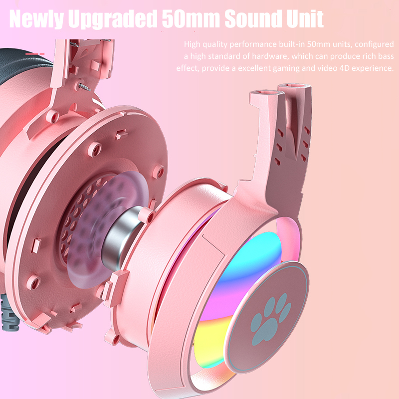 Headphone game telinga kucing  - Venom Gaming Accessories ulasan dan harga