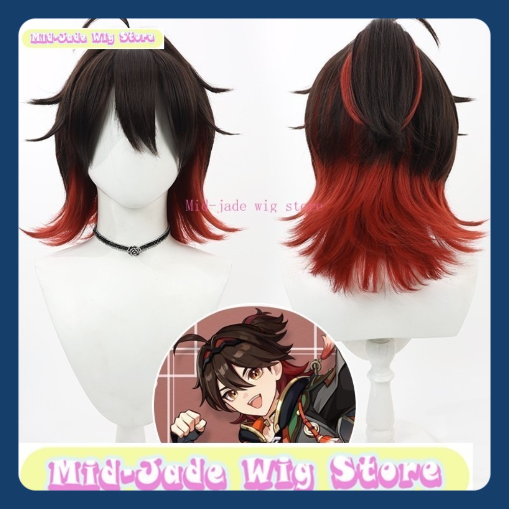 Wig Mid-Jed Toko Genshin Impac - Gaming Accessories Anime ulasan dan harga