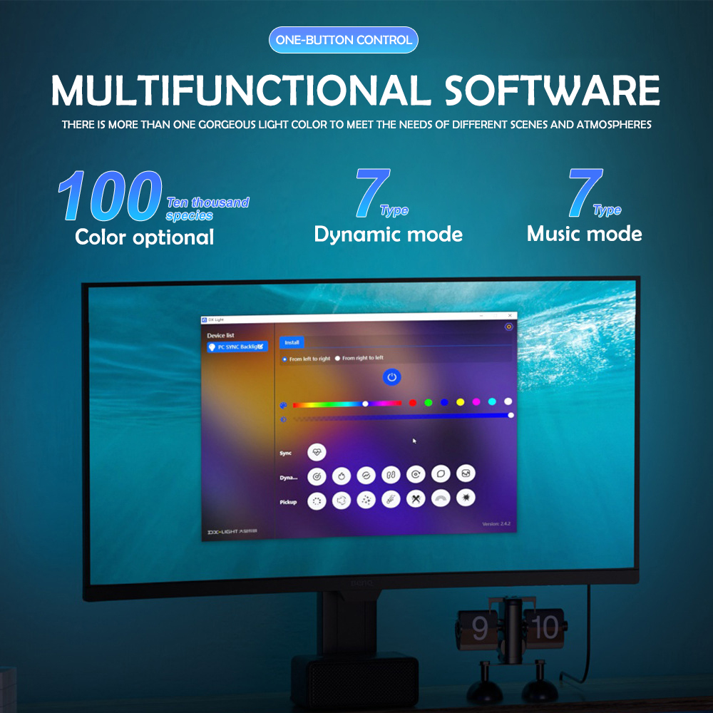 RGB Monitor lampu Game, lampu  - Gaming Accessories Bedroom ulasan dan harga