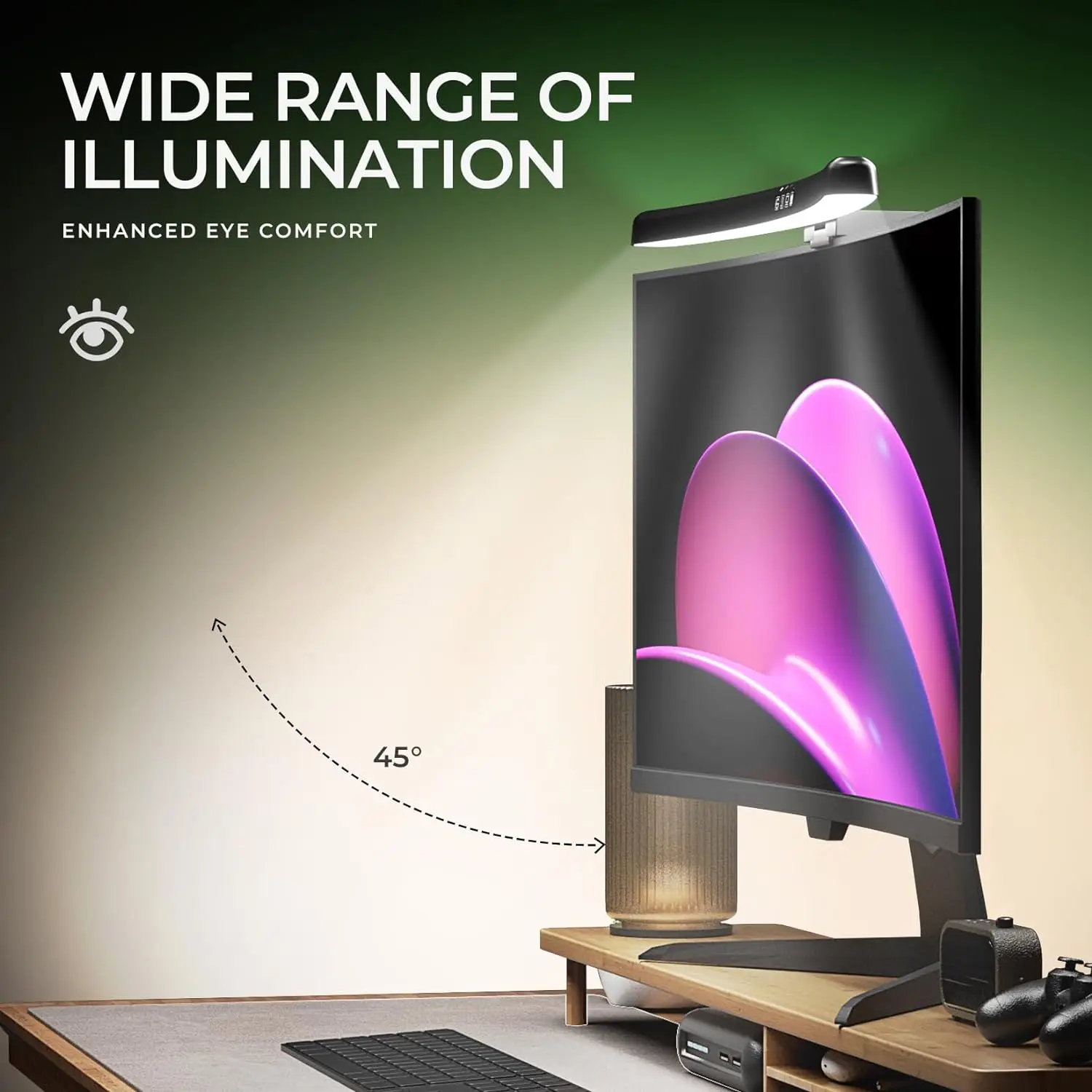Lampu Monitor Komputer RGB Rit - Gaming Accessories Led ulasan dan harga